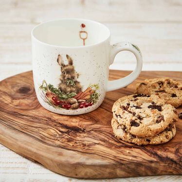 Wrendale Designs Grow Your Own 14 fl.oz. Mug, Hare Wrendale Designs Grow Your Own 14 fl.oz. Mug, Hare